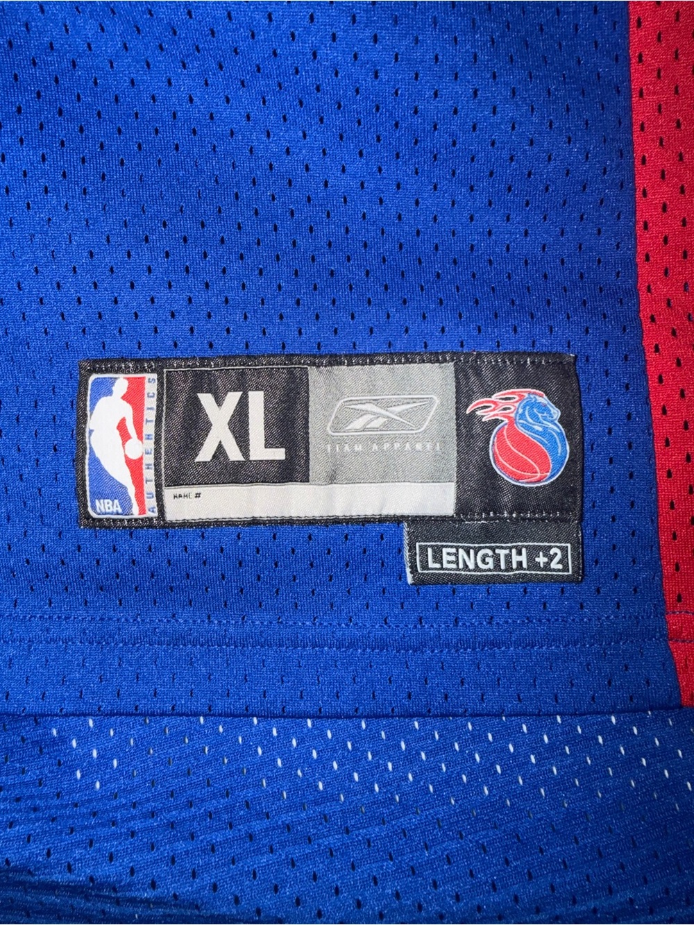 Ben Wallace #3 Detroit Pistons Reebok Jersey Adult XL View 5
